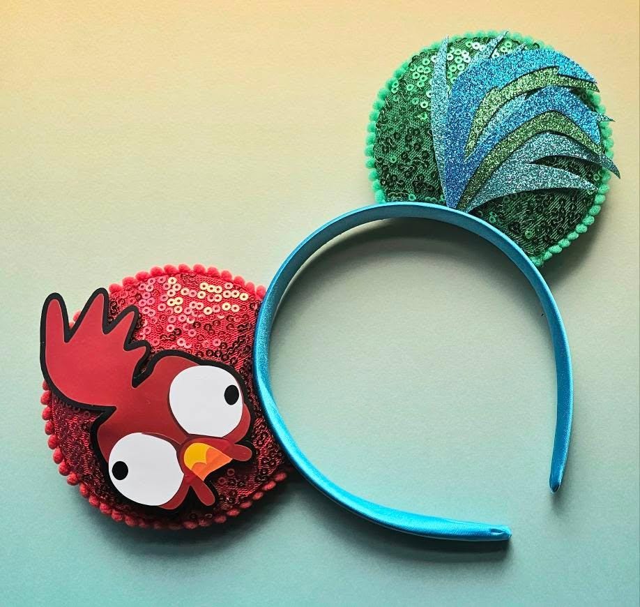 Hei hei moana inspired - mouse ears headband