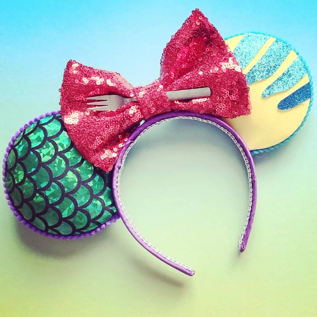Little mermaid - mouse ears headband