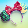 Little mermaid - mouse ears headband