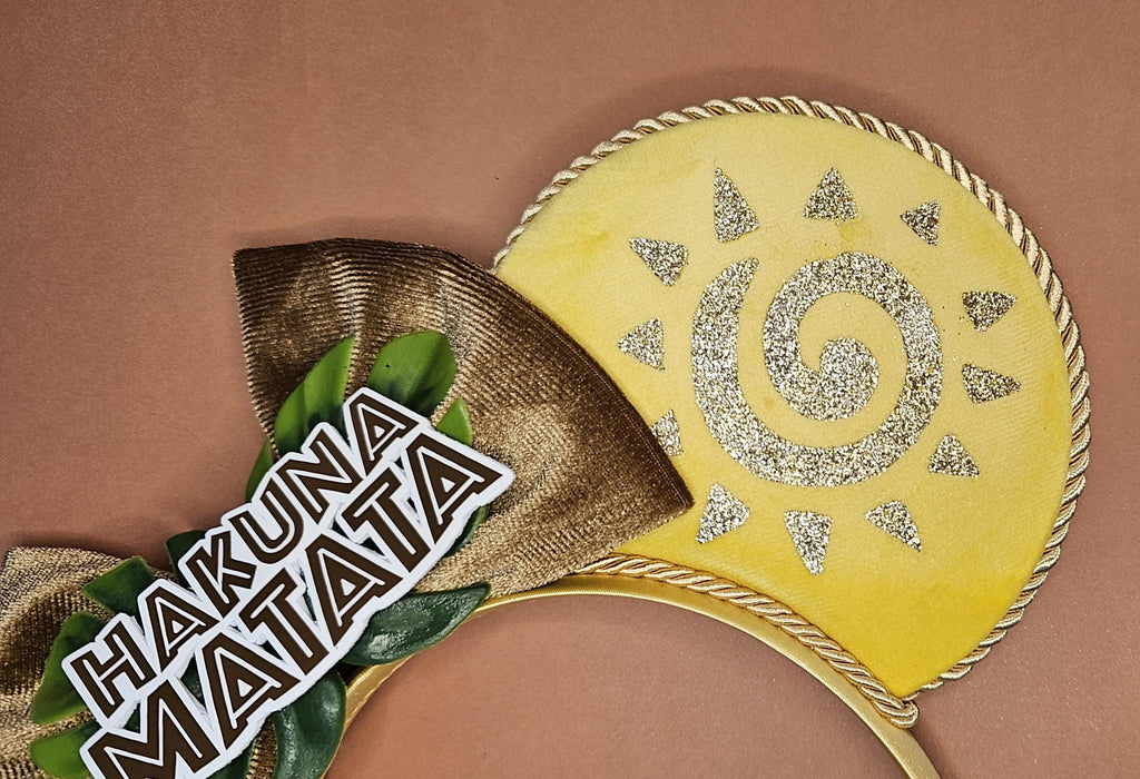 Lion king/hakuna matata - mouse ears headband