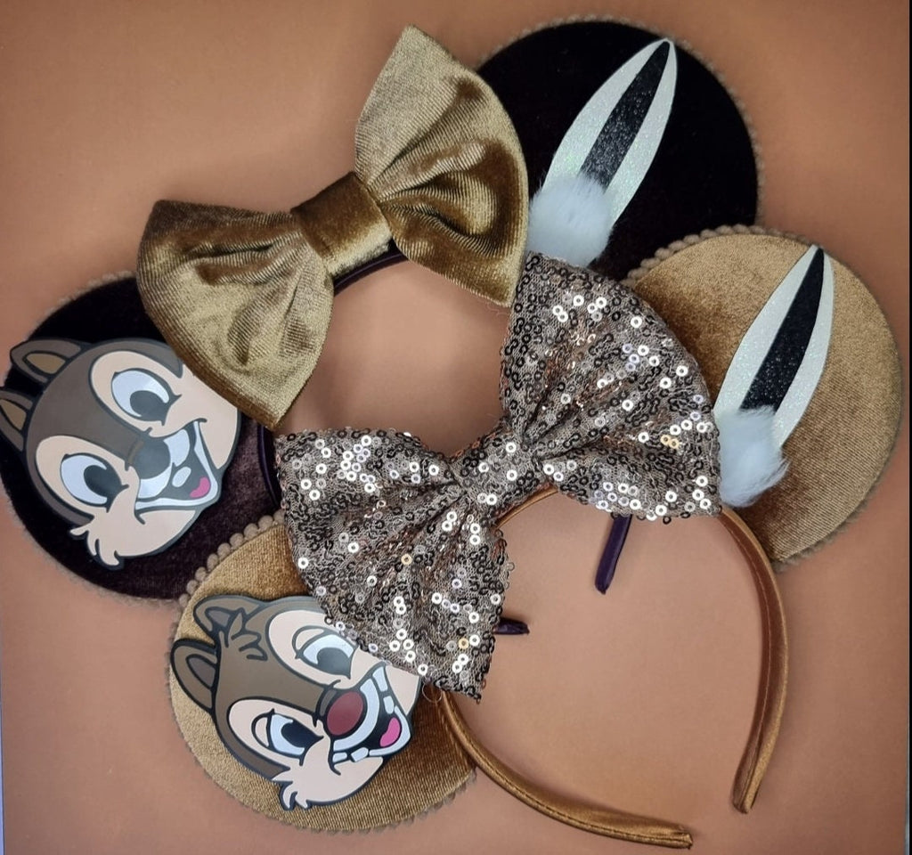 Chip and Dale - mouse ears headband