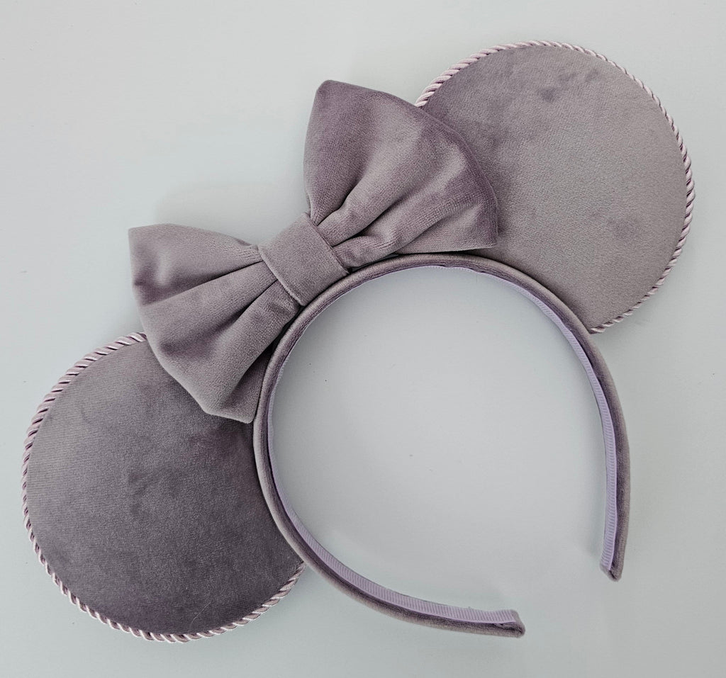 Pretty pastel velour - mouse ears headband