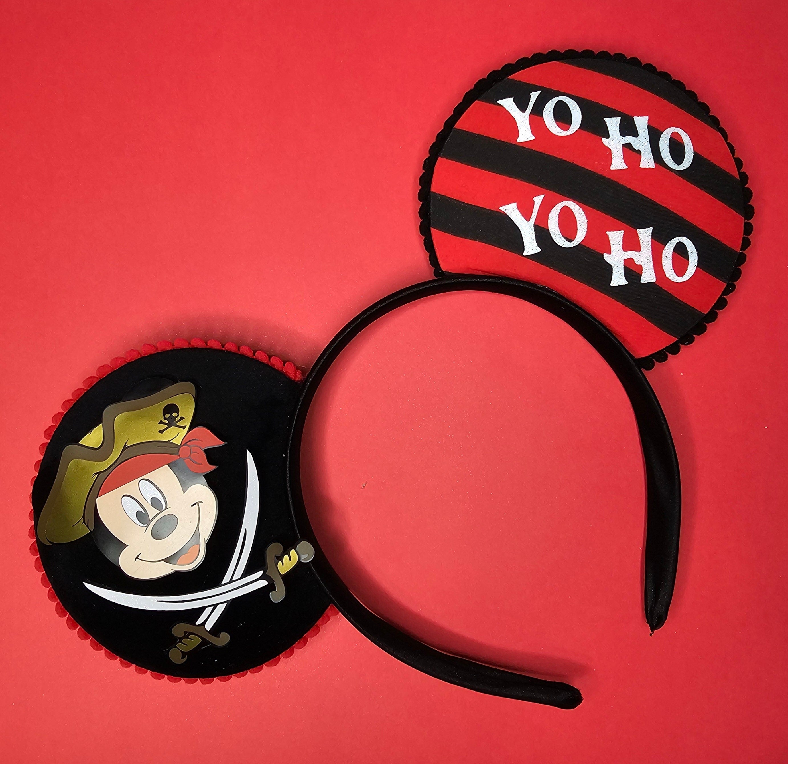 Pirate character mouse ears headband