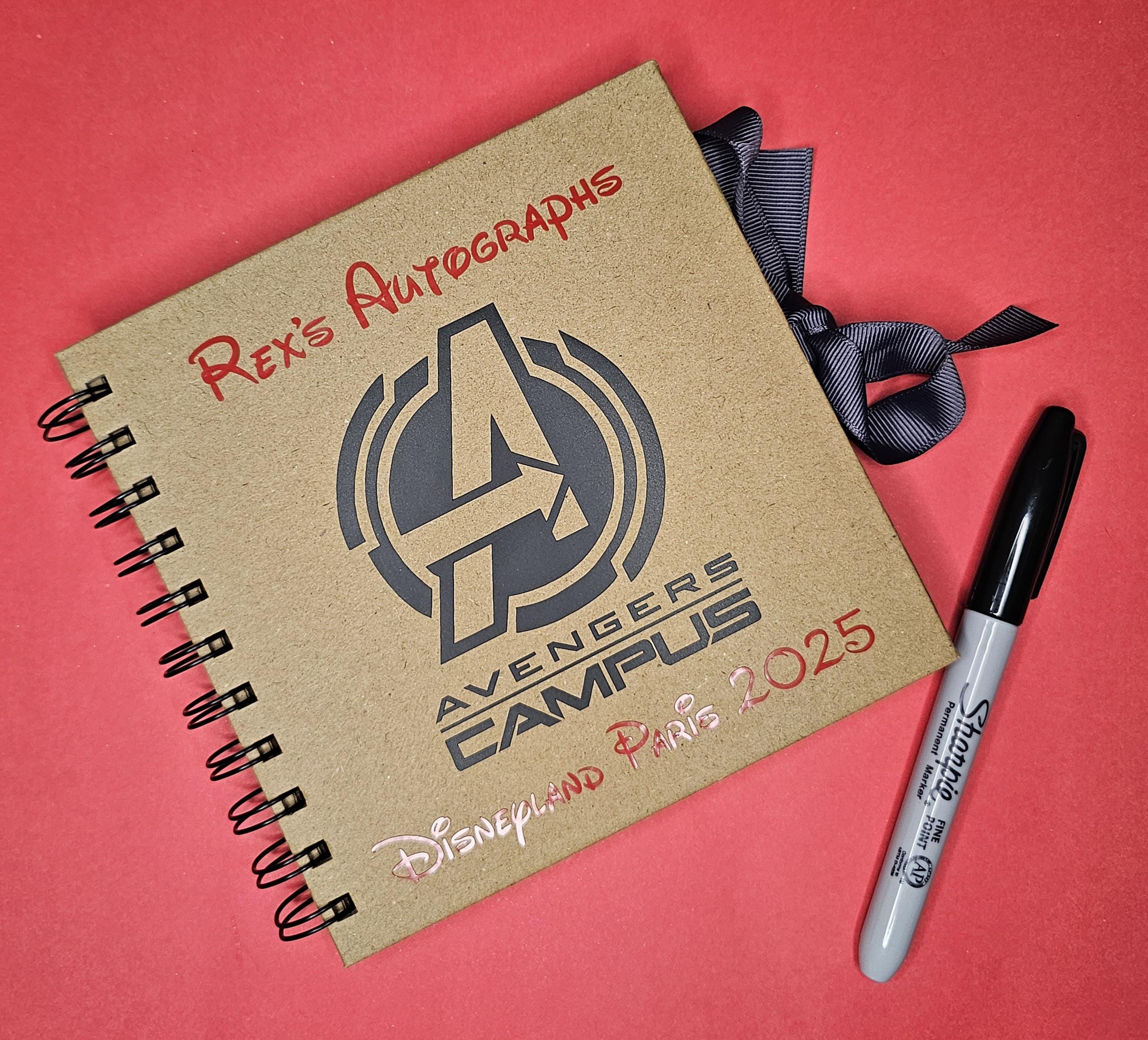 Marvel personalised autograph book