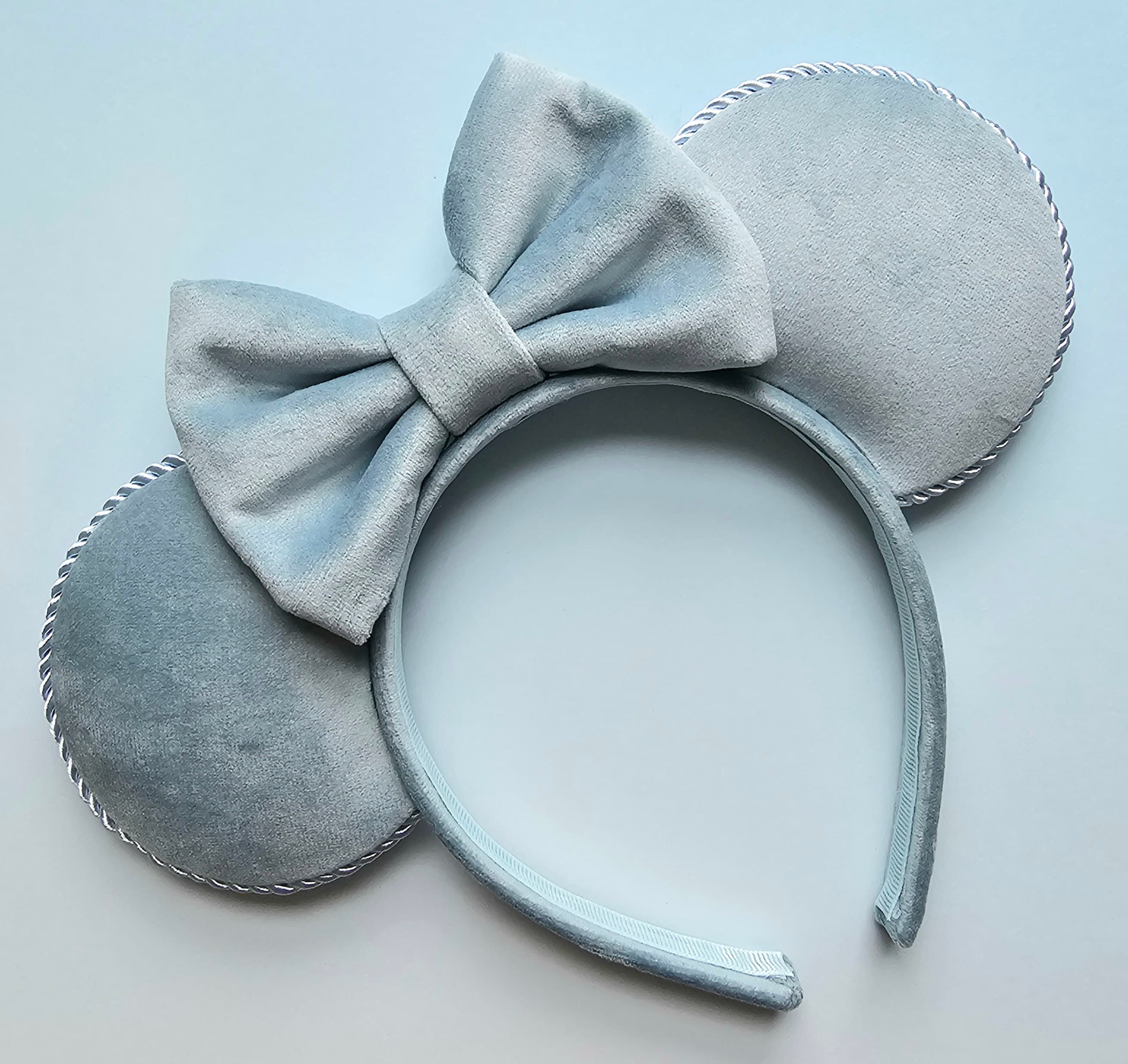 Pretty pastel velour - mouse ears headband