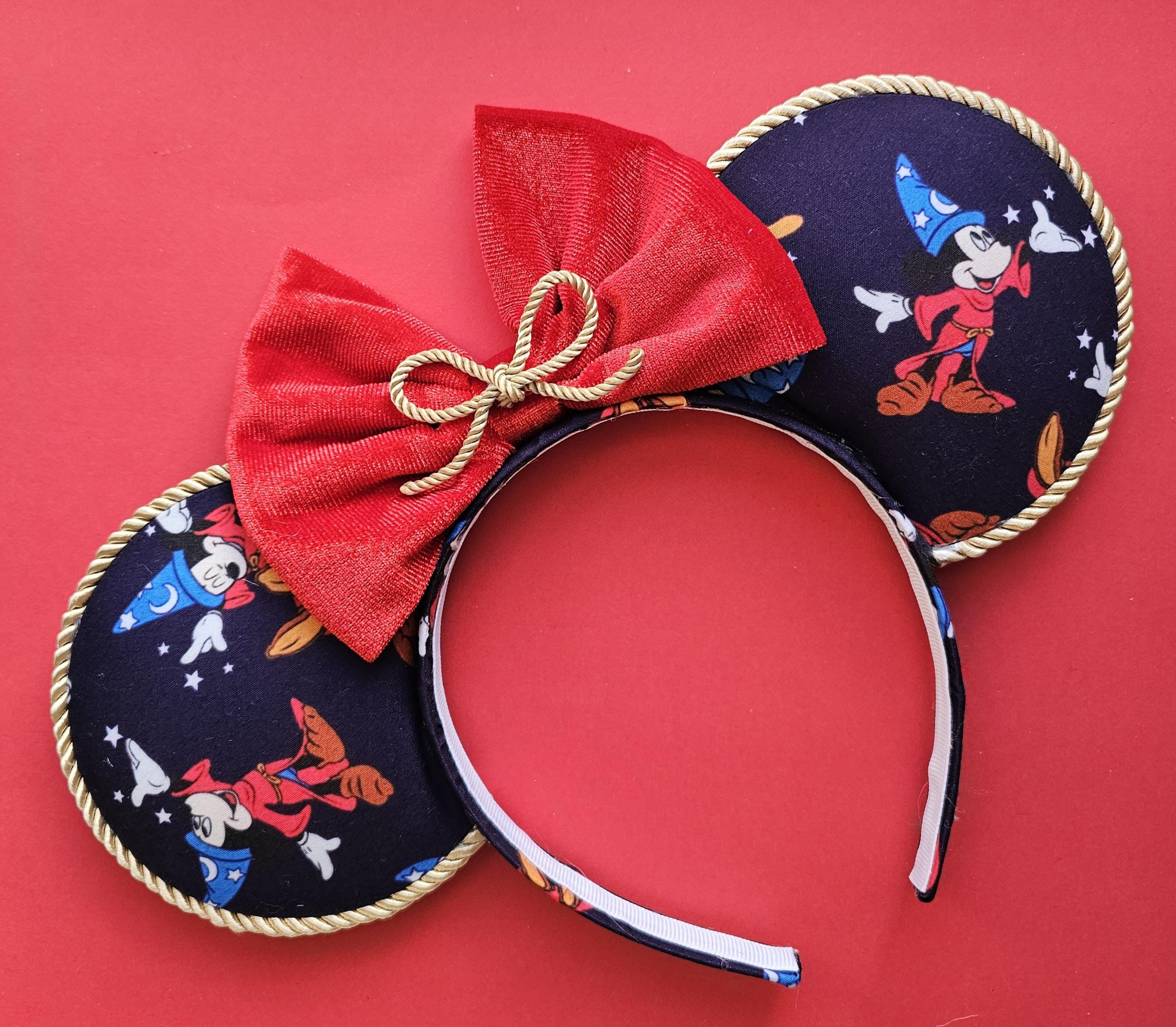 Scorcerer mickey print - mouse ears headband
