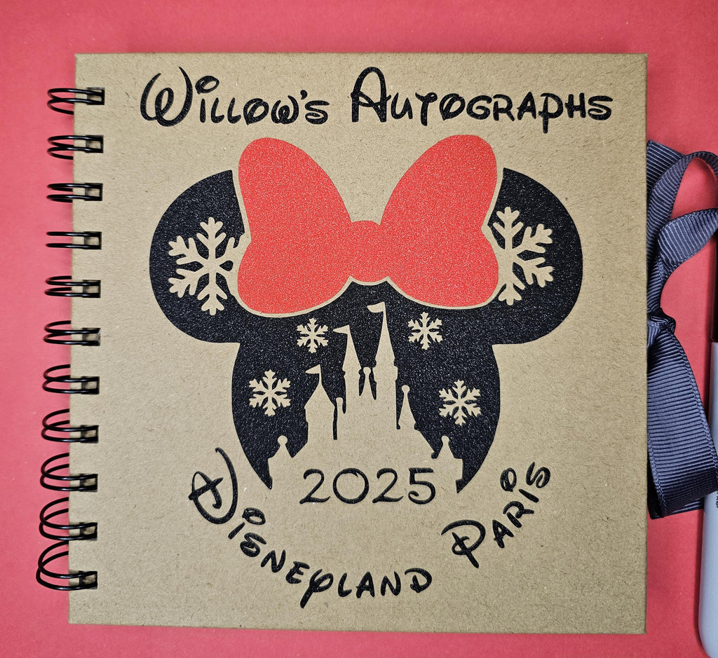 Disney personalised autograph book