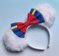 Donald duck fluffy - mouse ears headband