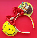 Pooh bear - mouse ears headband