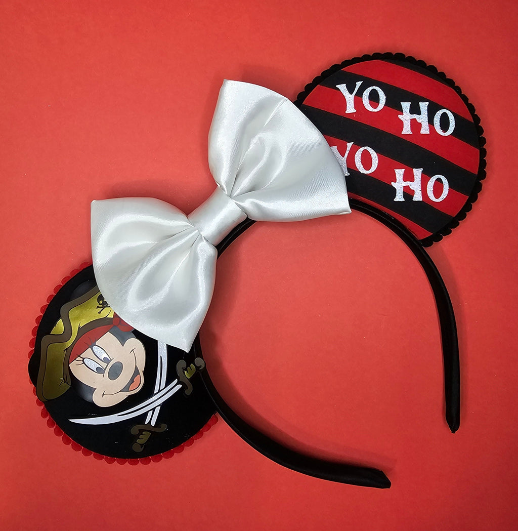 Pirate character mouse ears headband