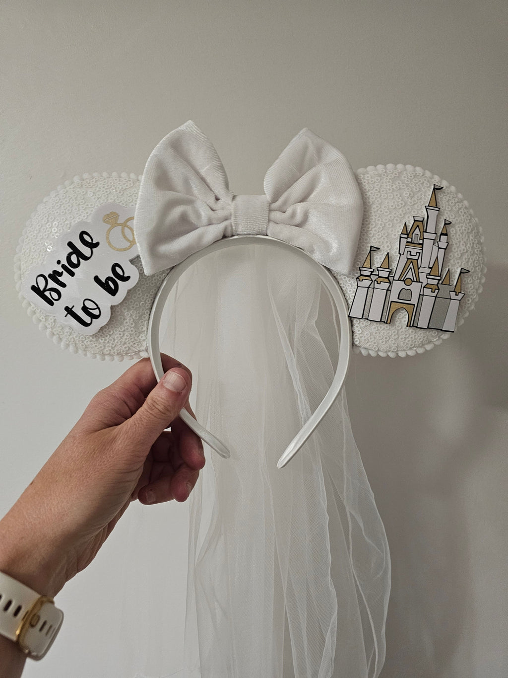 Bride/wedding - mouse ears headband