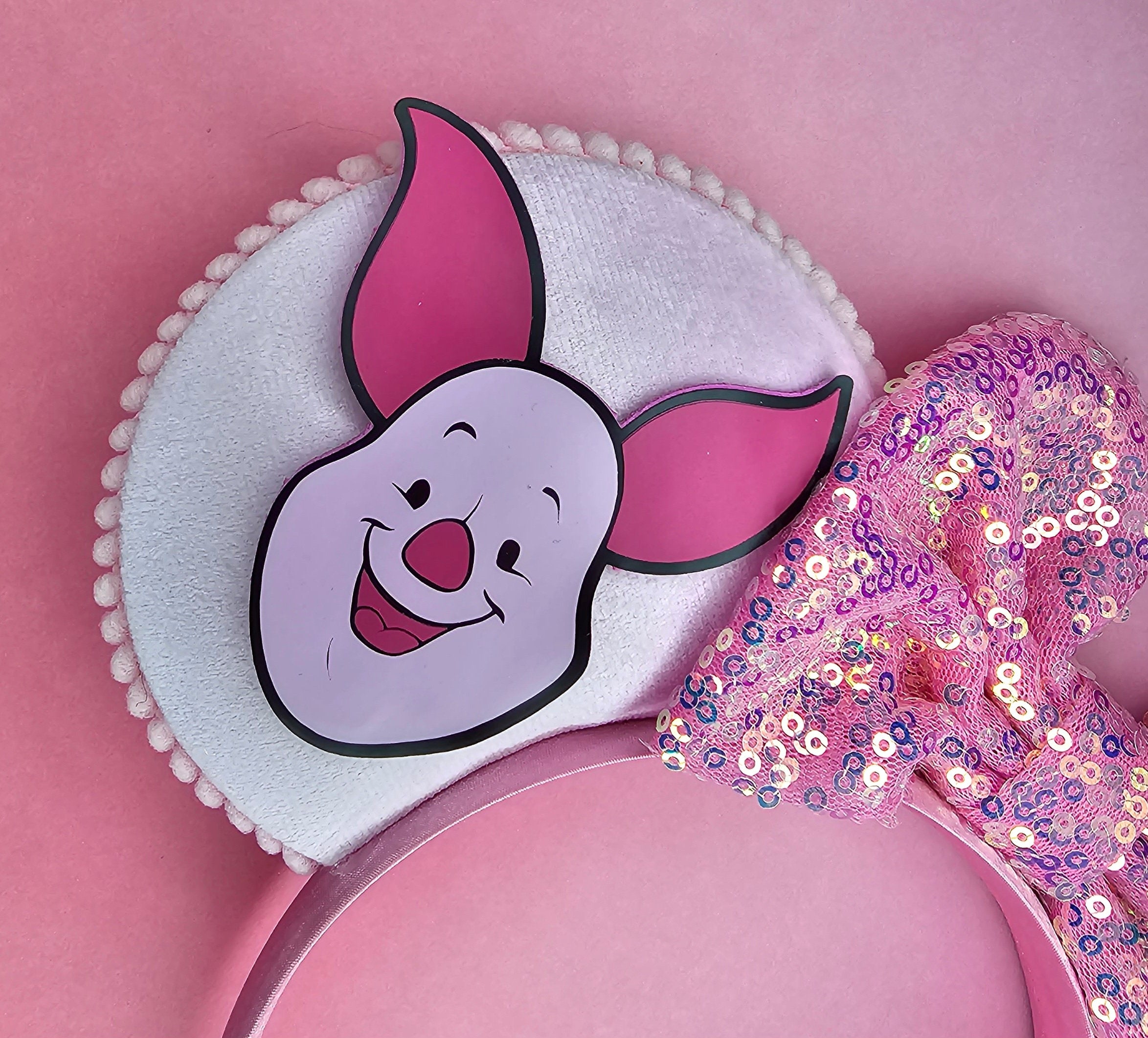 Piglet inspired - mouse ears headband