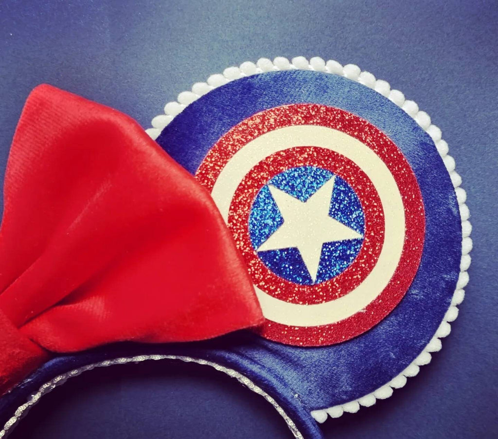 Captain America - mouse ears headband