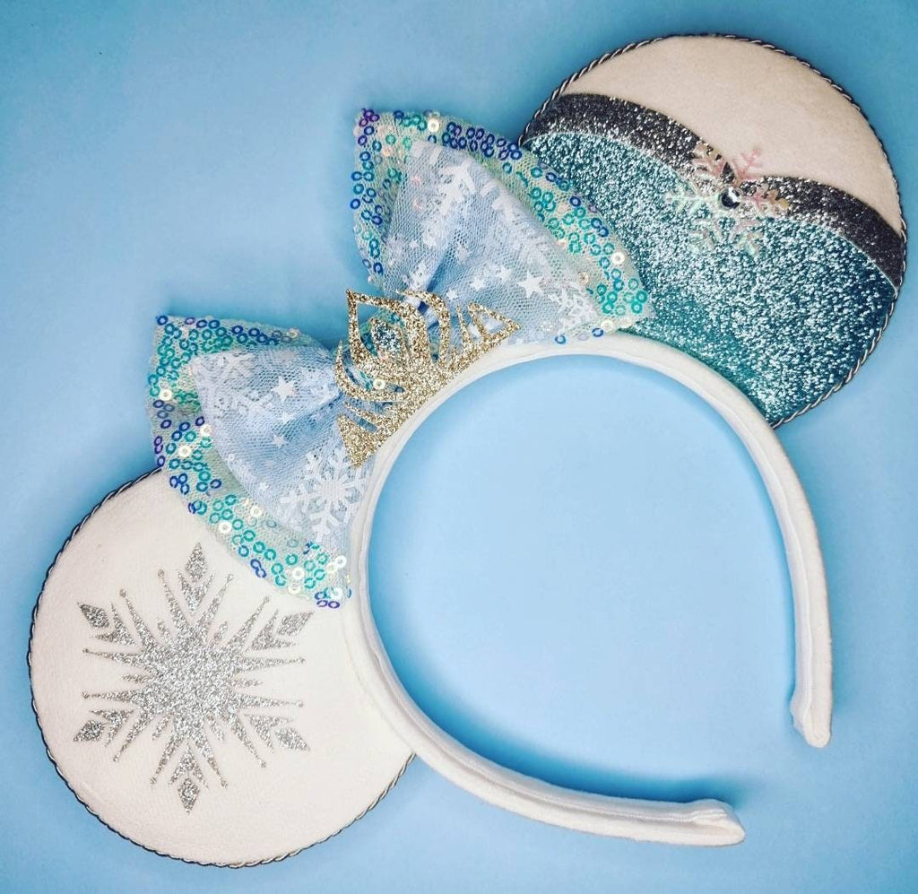 Ice queen - mouse ears headband