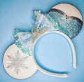 Ice queen - mouse ears headband