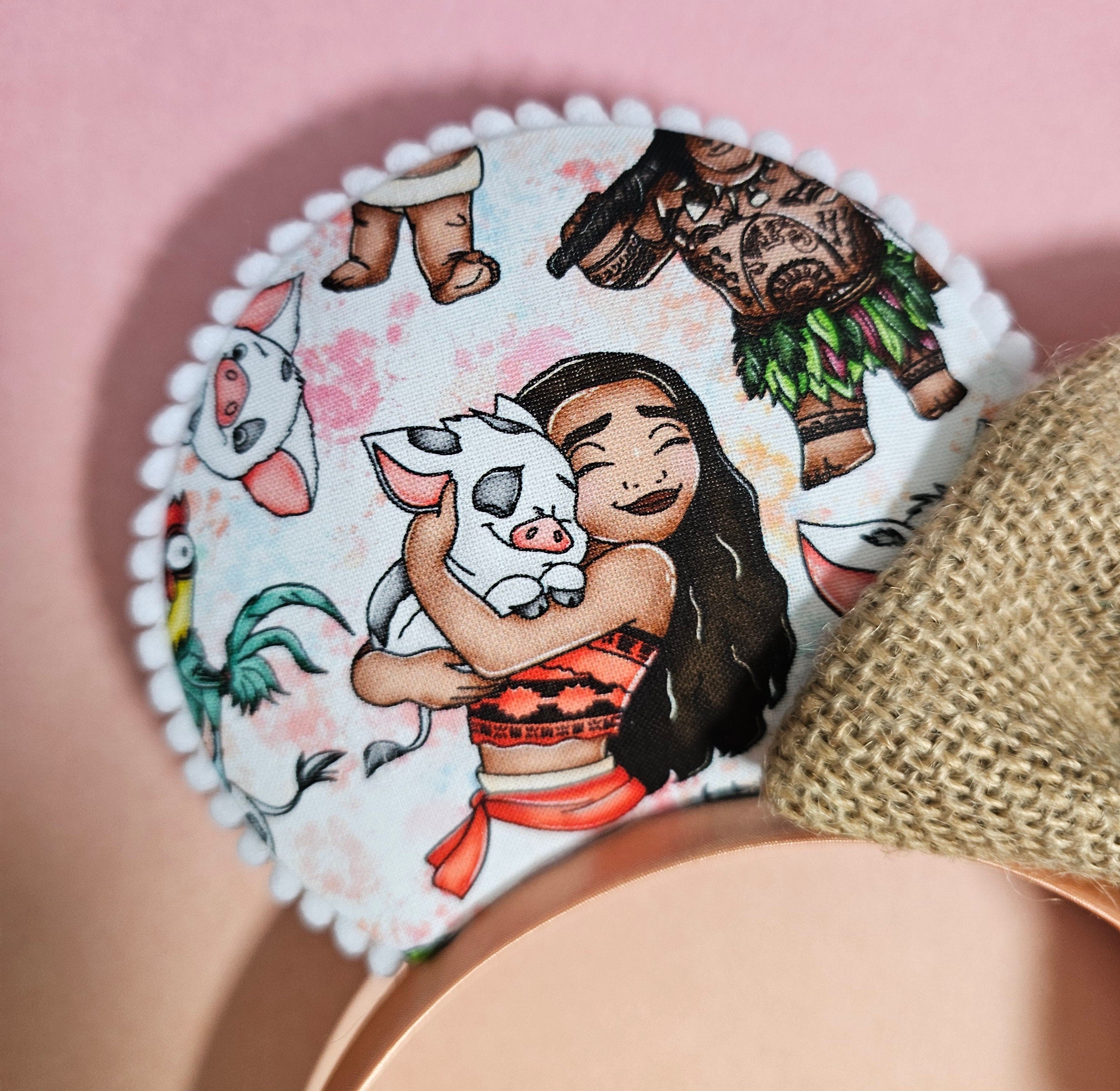 Moana print - mouse ears headband