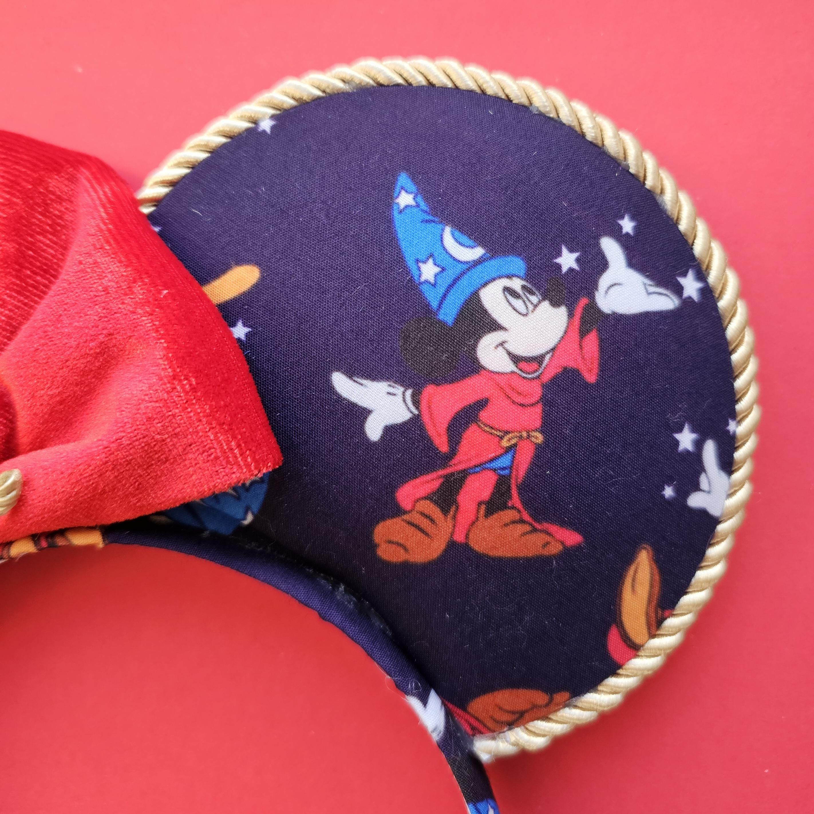 Scorcerer mickey print - mouse ears headband