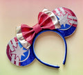 Captain marvel - mouse ears headband