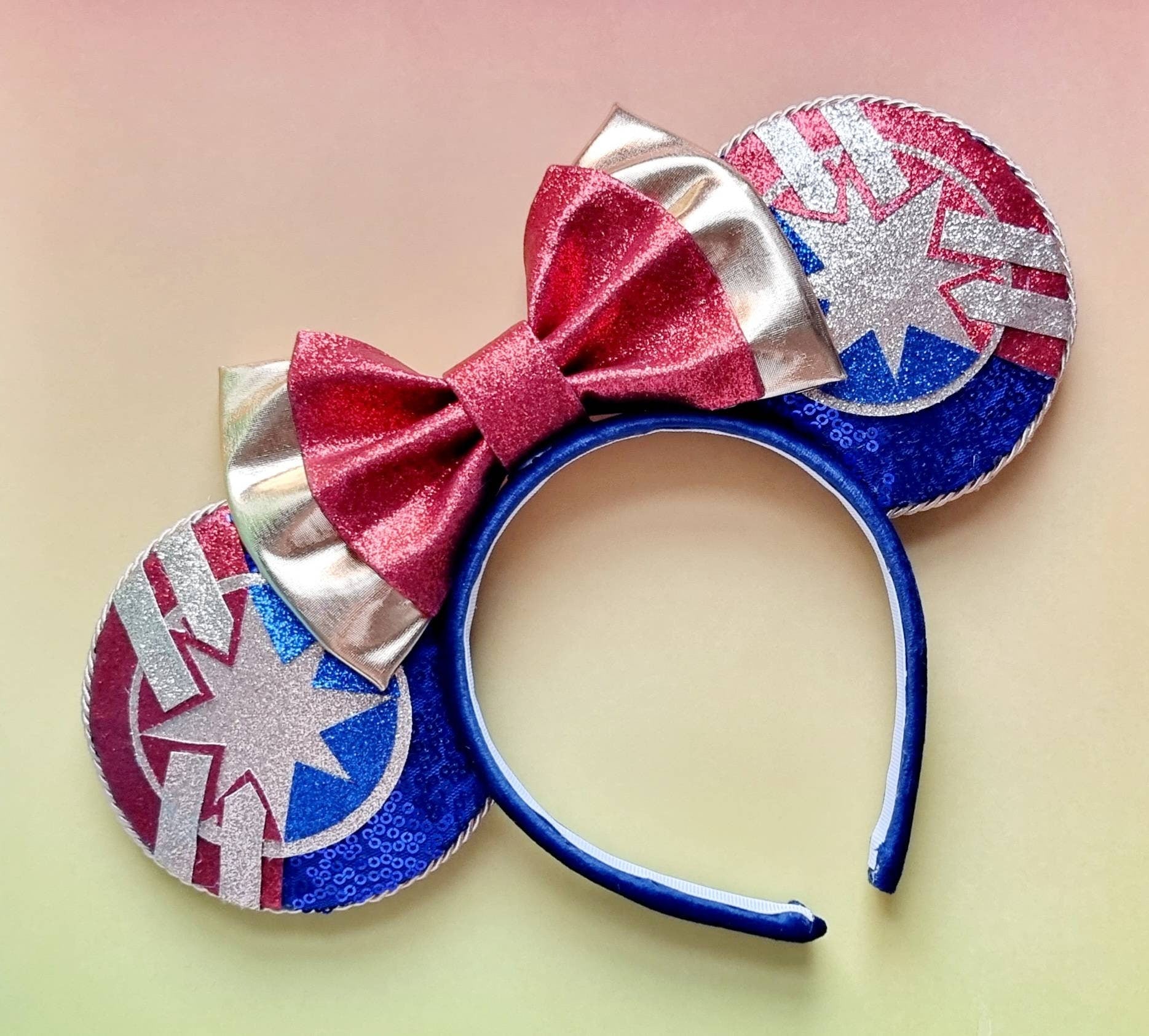 Captain marvel - mouse ears headband
