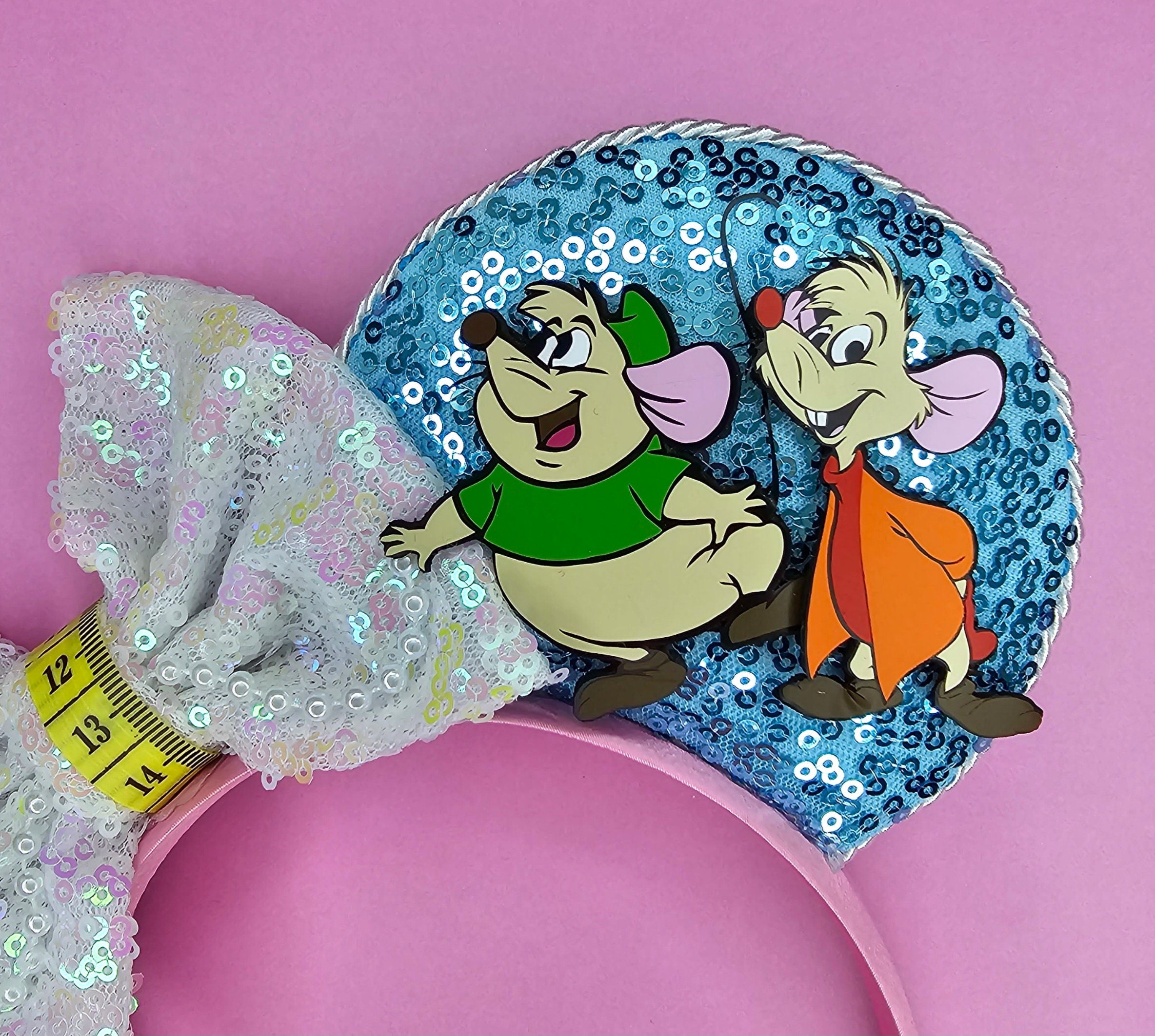 Cinderella/Gus & Jaq - mouse ears headband