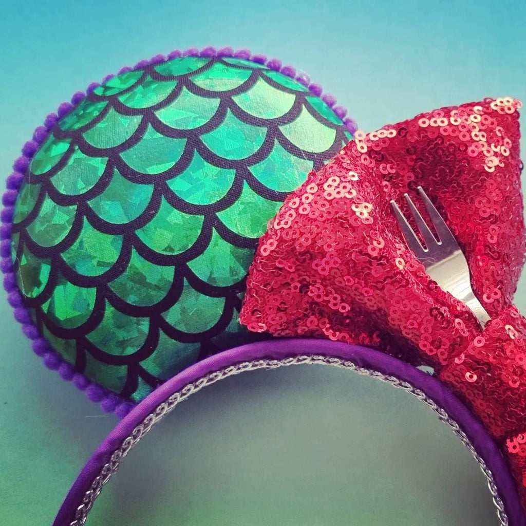 Little mermaid - mouse ears headband