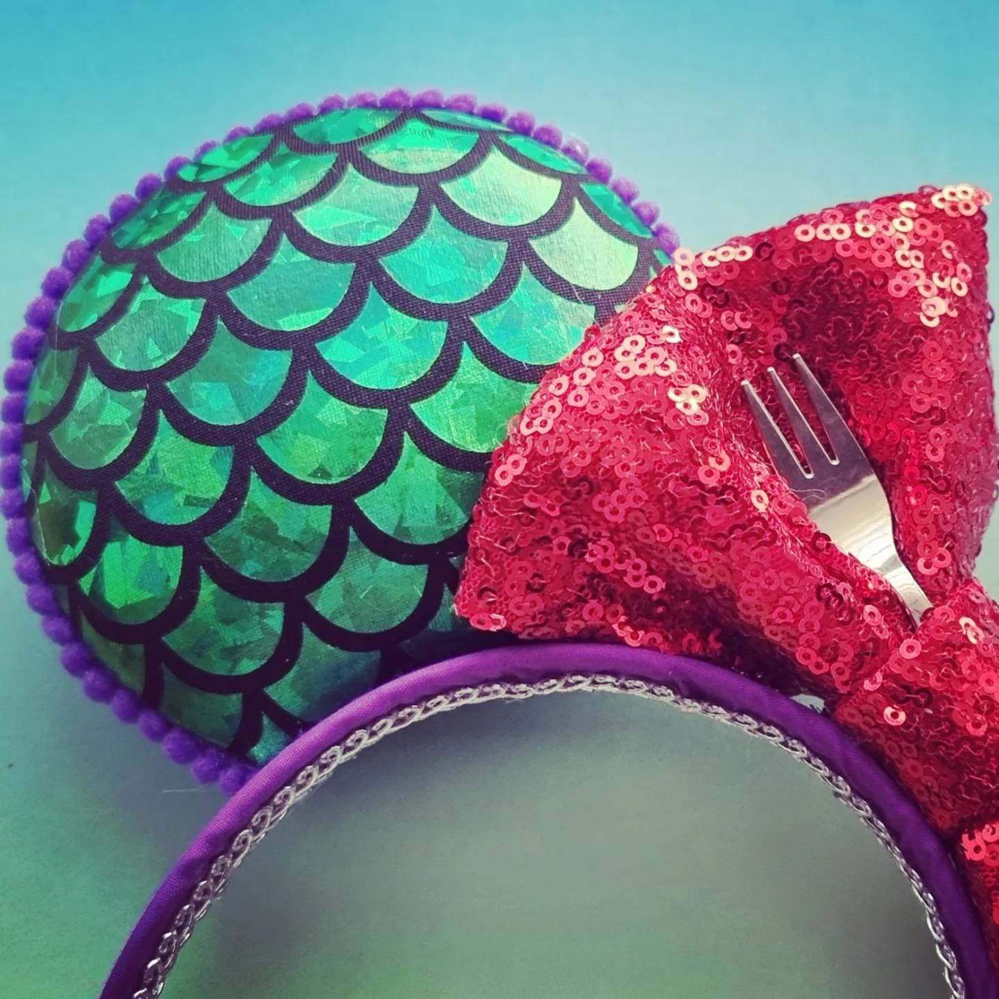 Little mermaid - mouse ears headband
