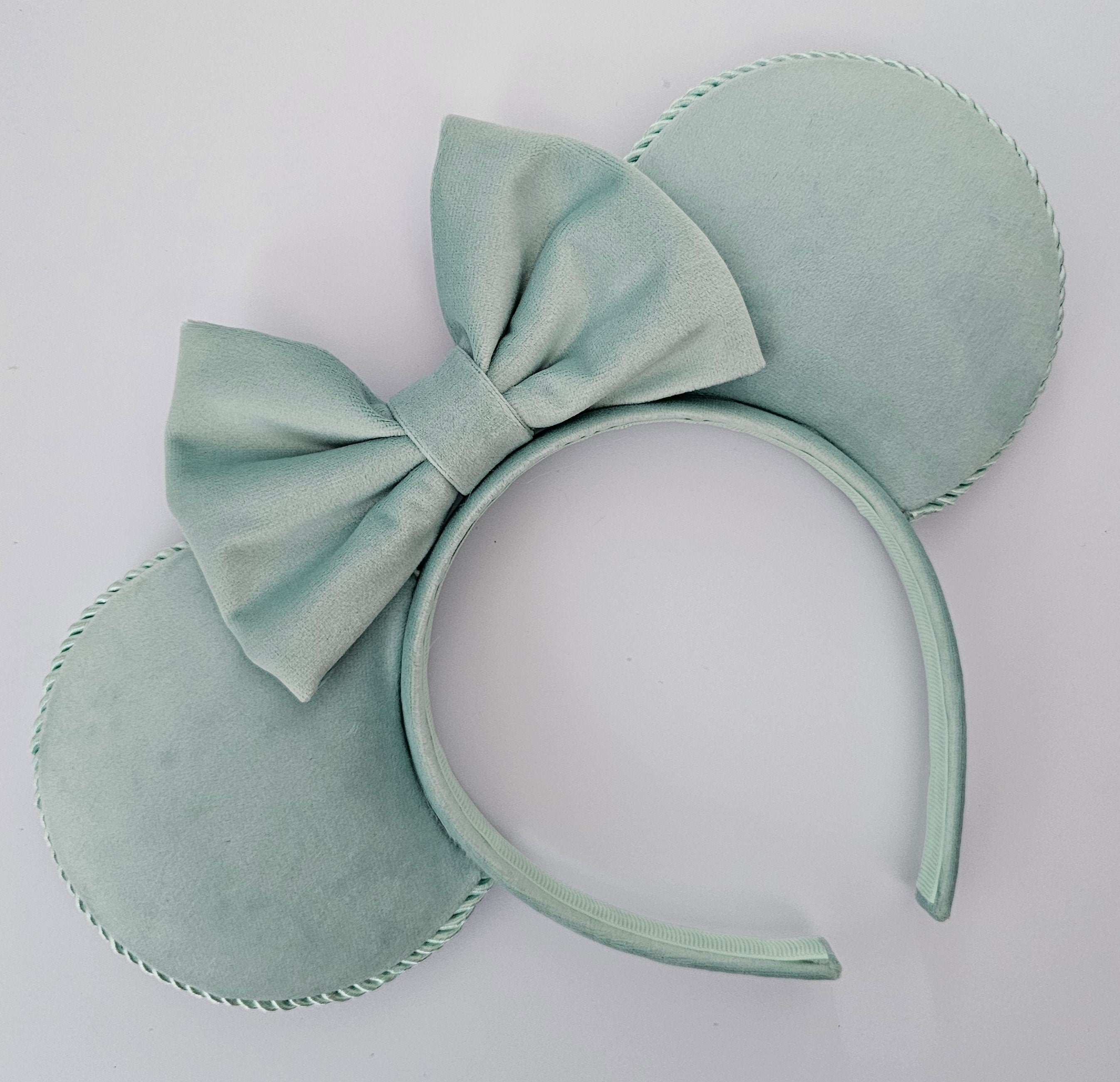 Pretty pastel velour - mouse ears headband