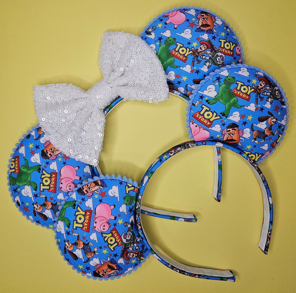 Toy story print - mouse ears headband