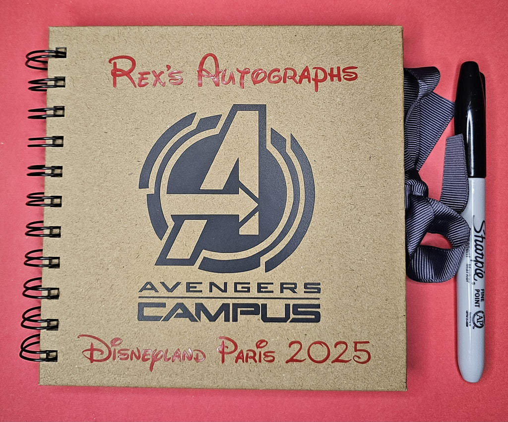 Marvel personalised autograph book