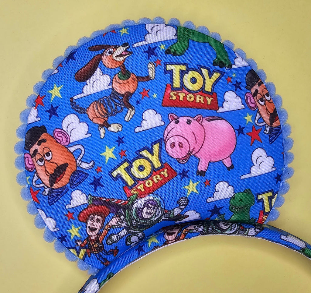 Toy story print - mouse ears headband