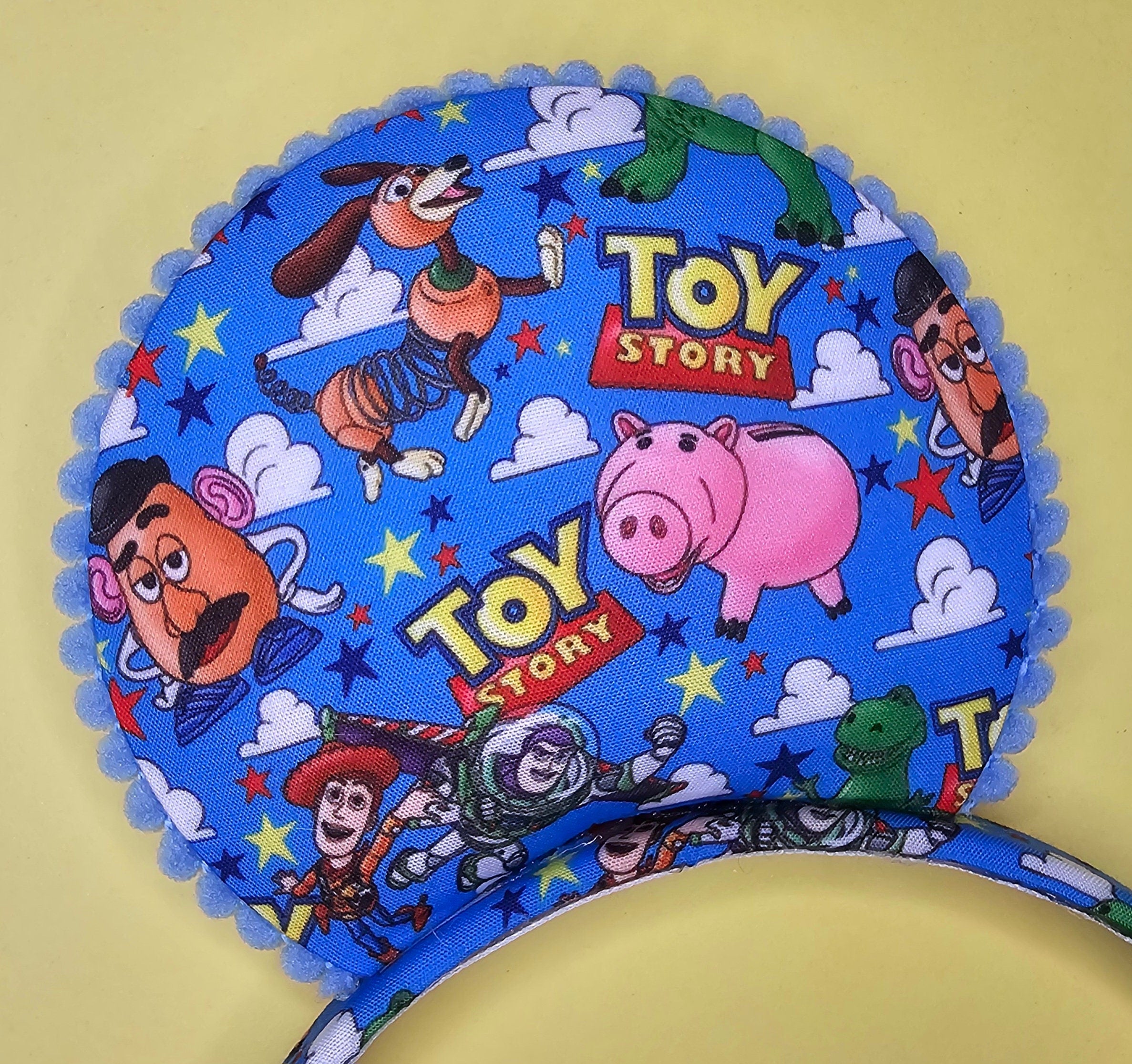 Toy story print - mouse ears headband