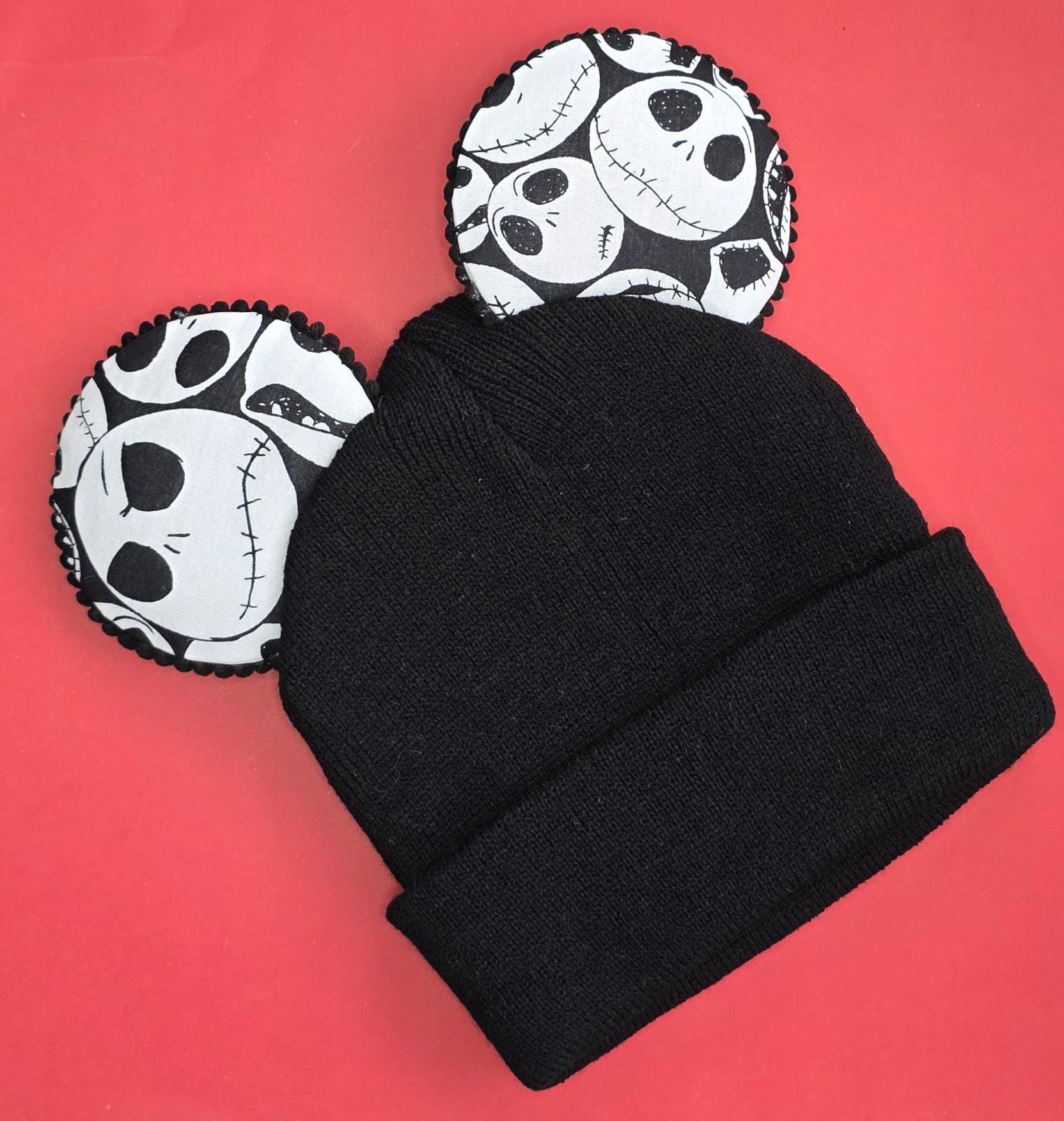 Jack skellington mouse ears - Winter beanie hat