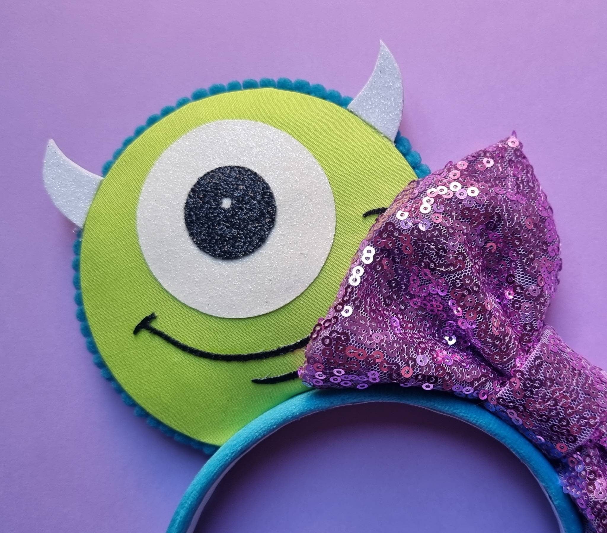 Monsters inc - mouse ears headband