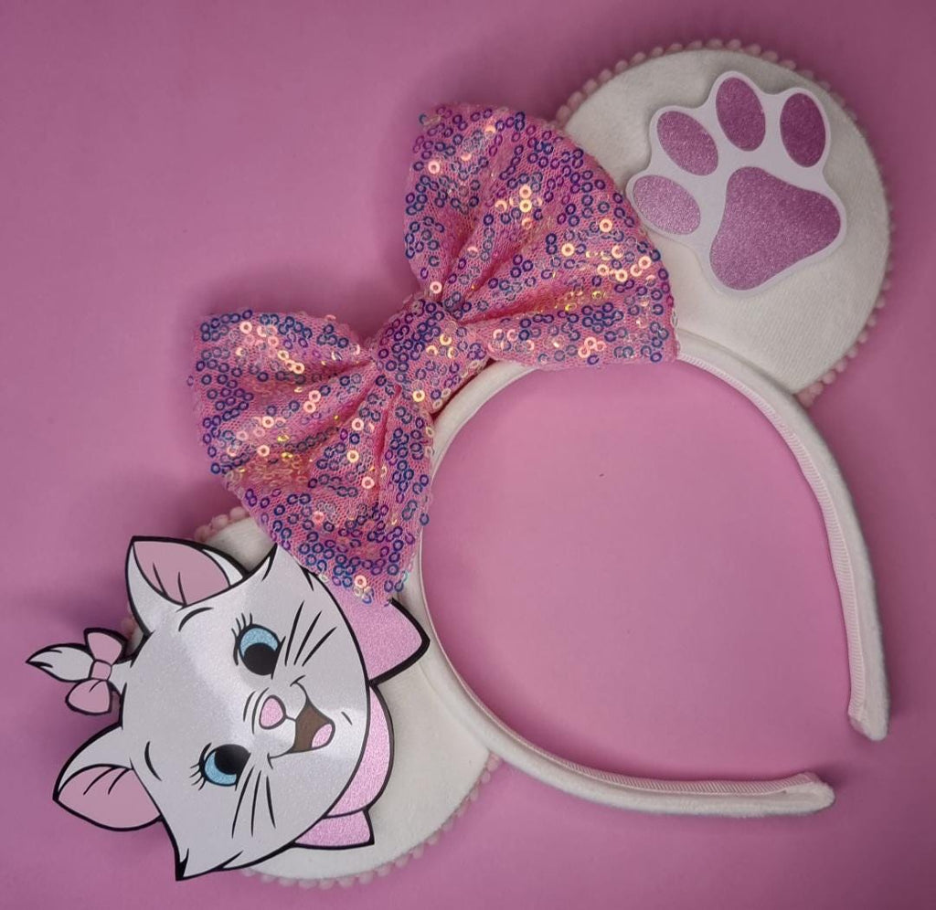 Marie cat - mouse ears headband