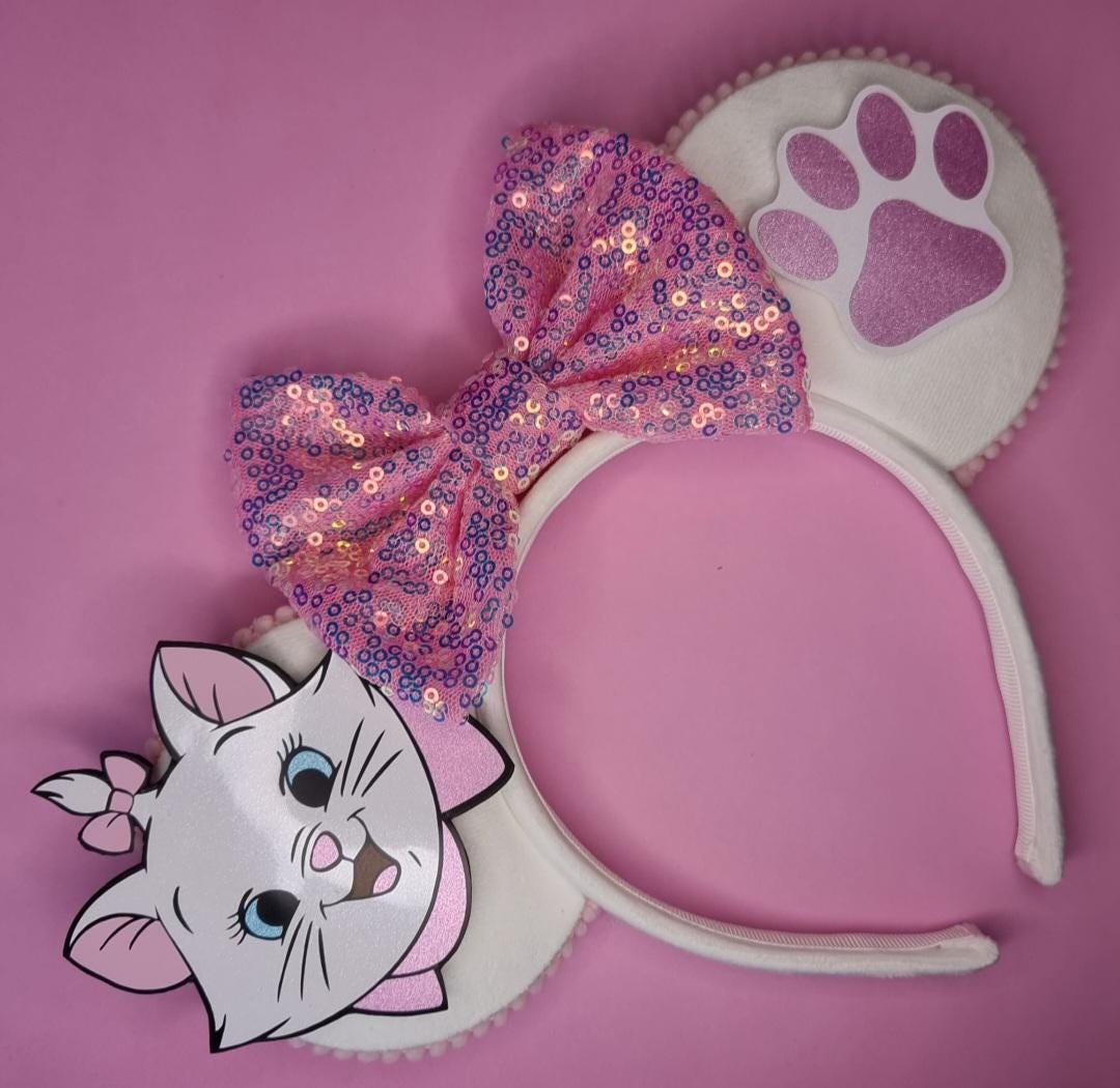 Marie cat - mouse ears headband