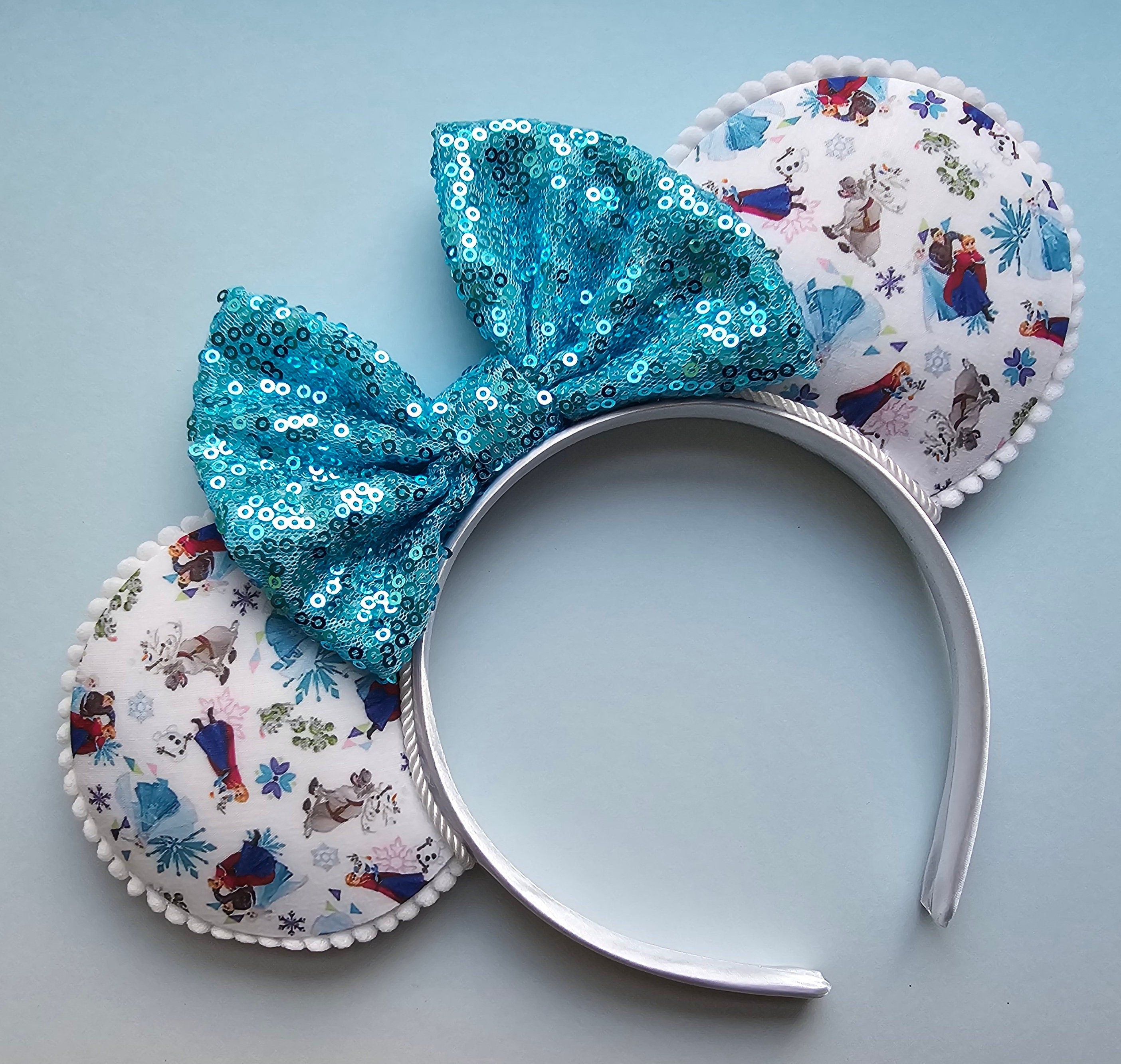 Frozen print - mouse ears headband