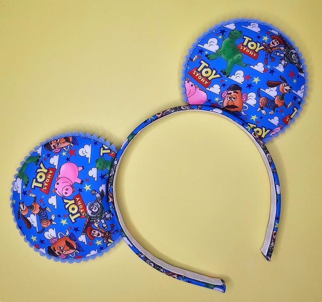 Toy story print - mouse ears headband