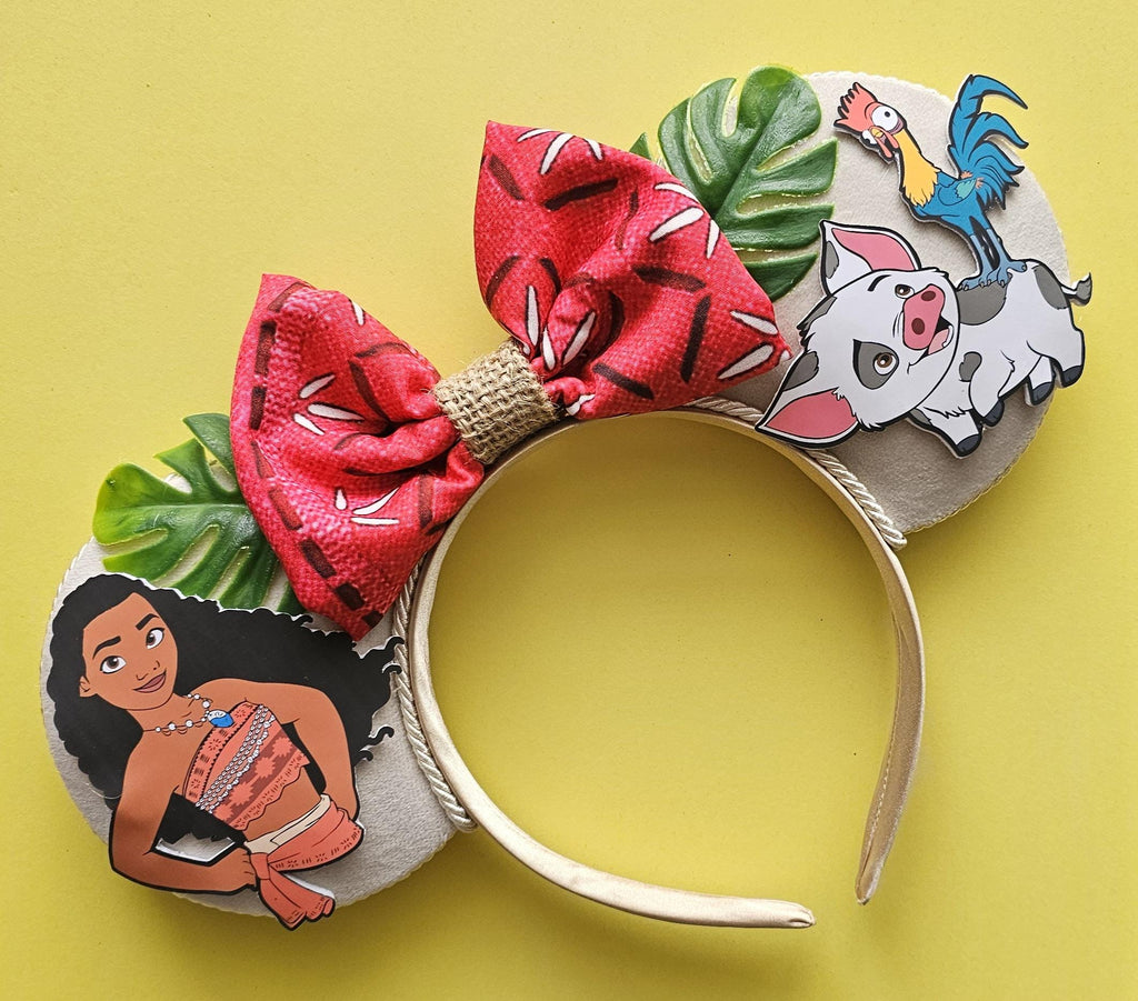 Moana & friends - mouse ears headband