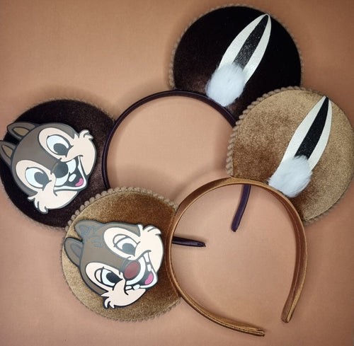 Chip and Dale - mouse ears headband