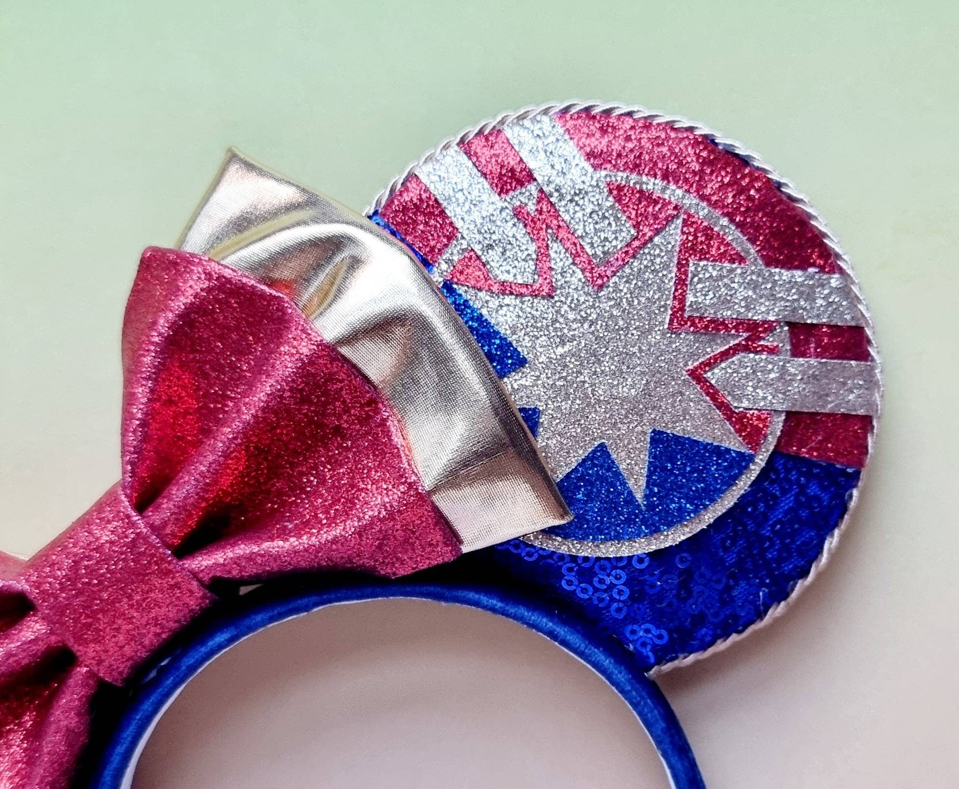 Captain marvel - mouse ears headband