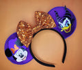 Halloween minnie & daisy ears (4" ears)/ready to ship