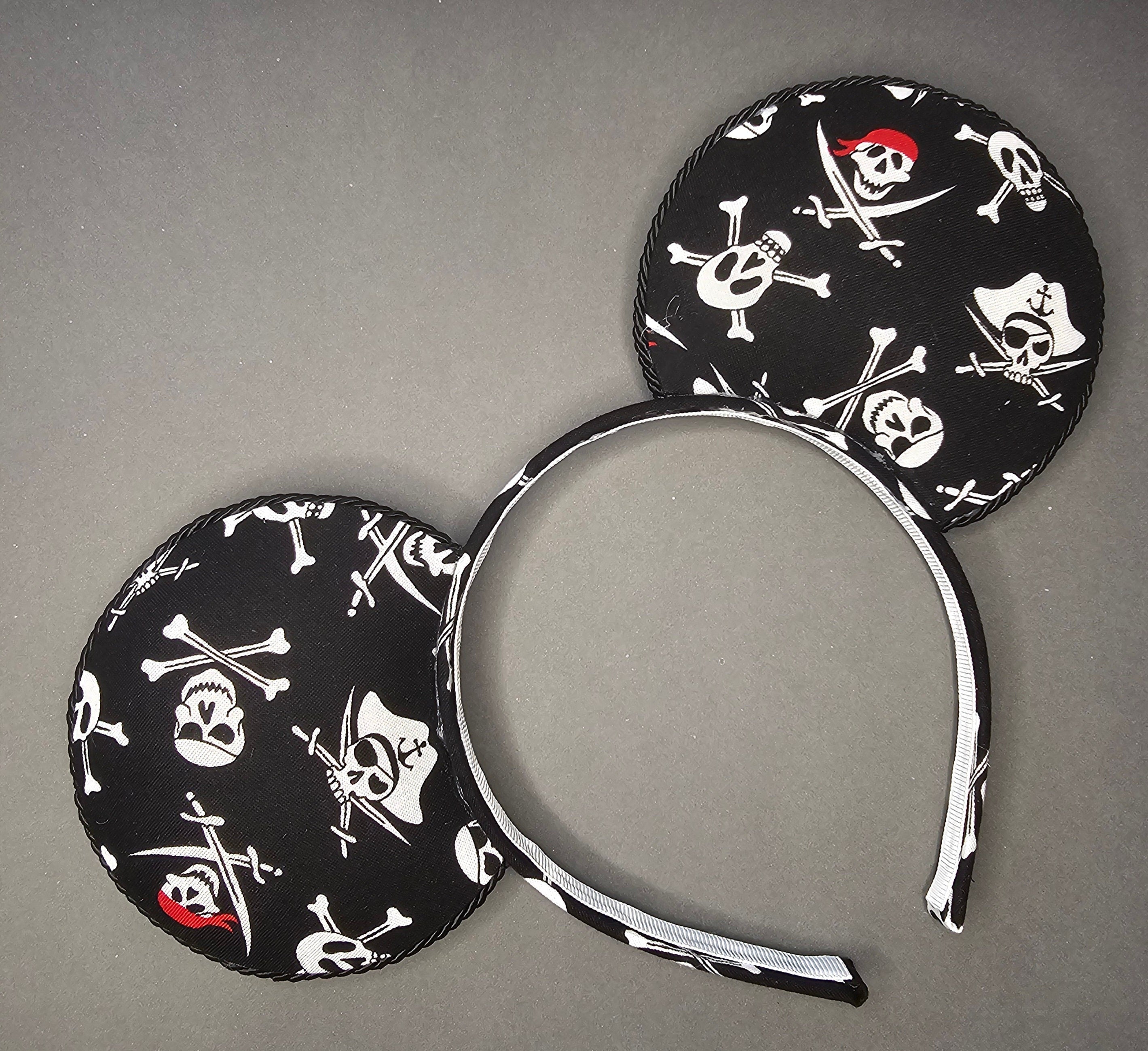 Pirate skull and crossbow - mouse ears headband