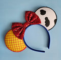 Toy story classic fabric - mouse ears headband