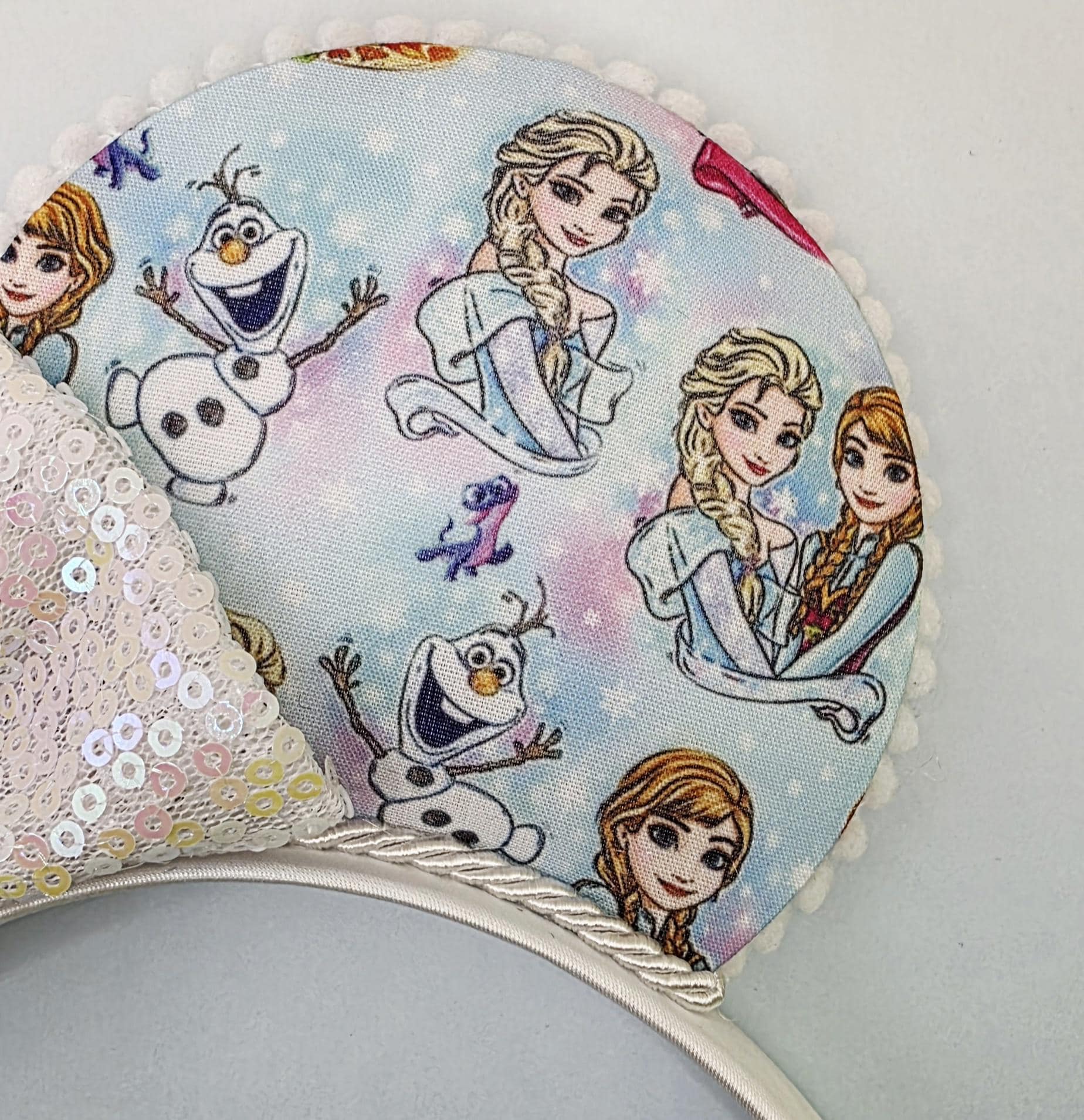Elsa and Anna print ears