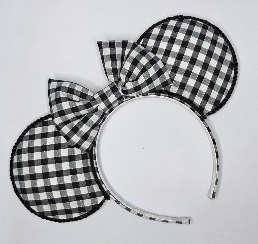 Gingham mouse ears