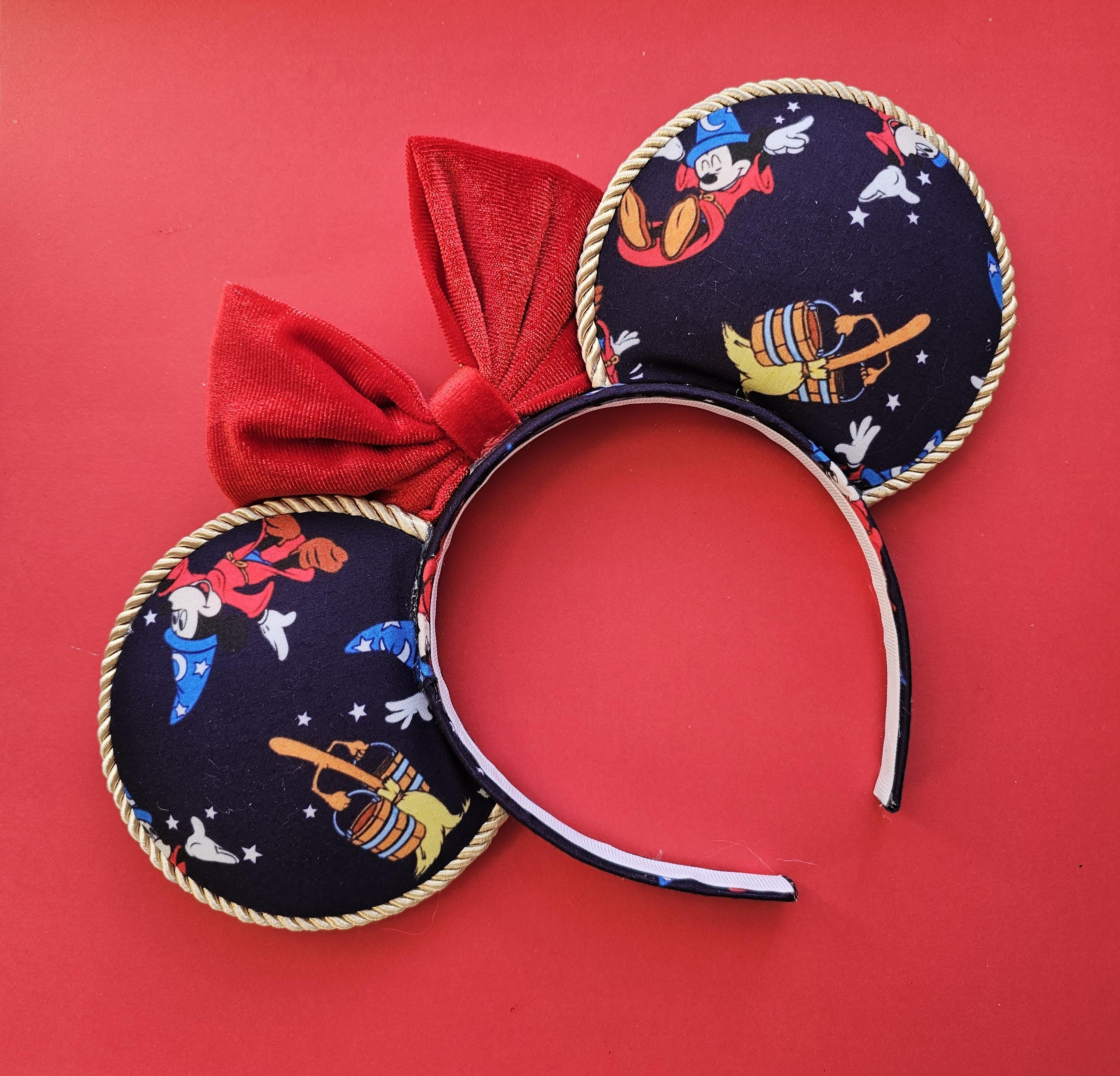 Scorcerer mickey print - mouse ears headband