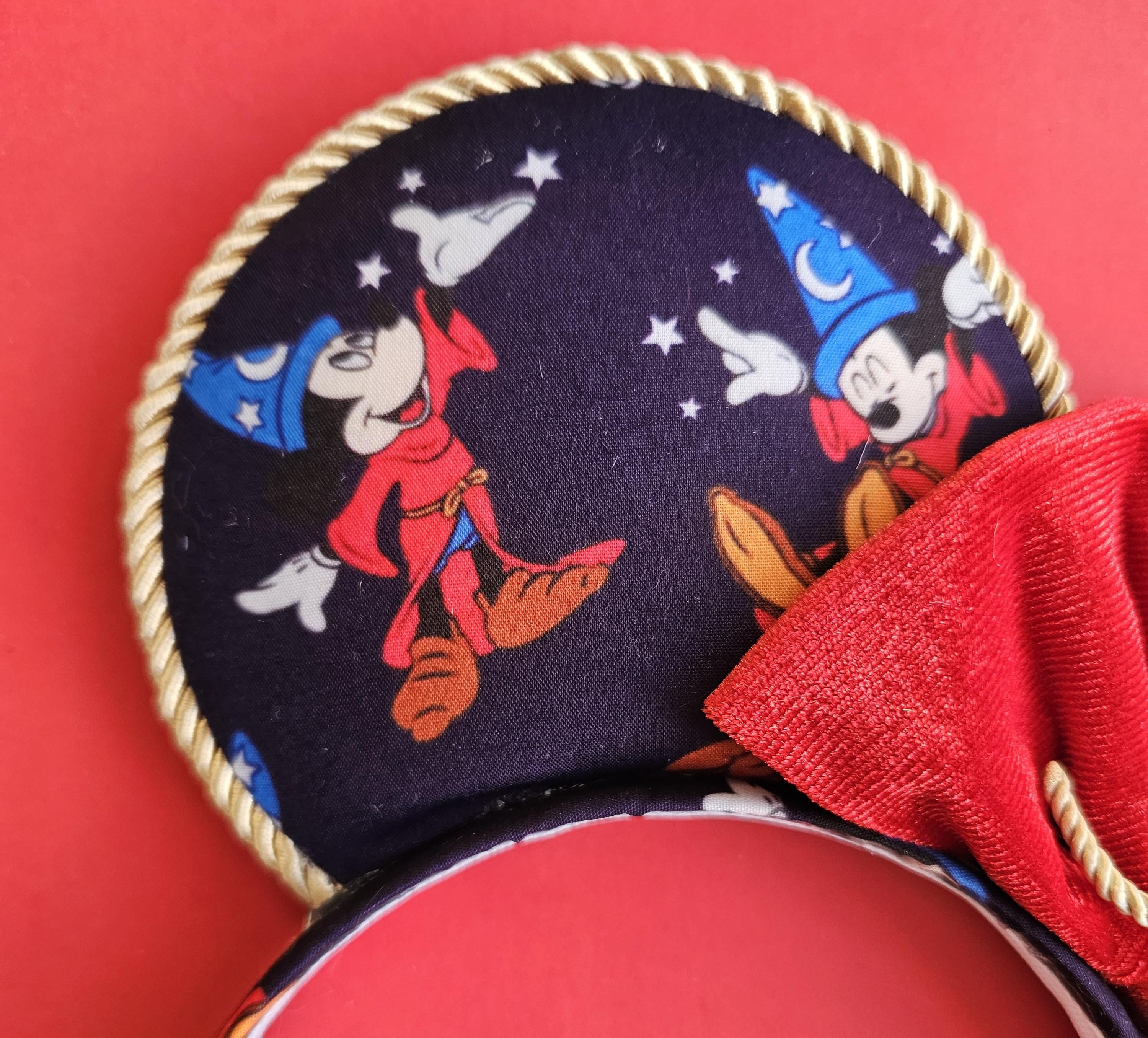 Scorcerer mickey print - mouse ears headband