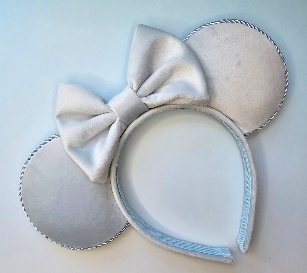 Pretty pastel velour - mouse ears headband