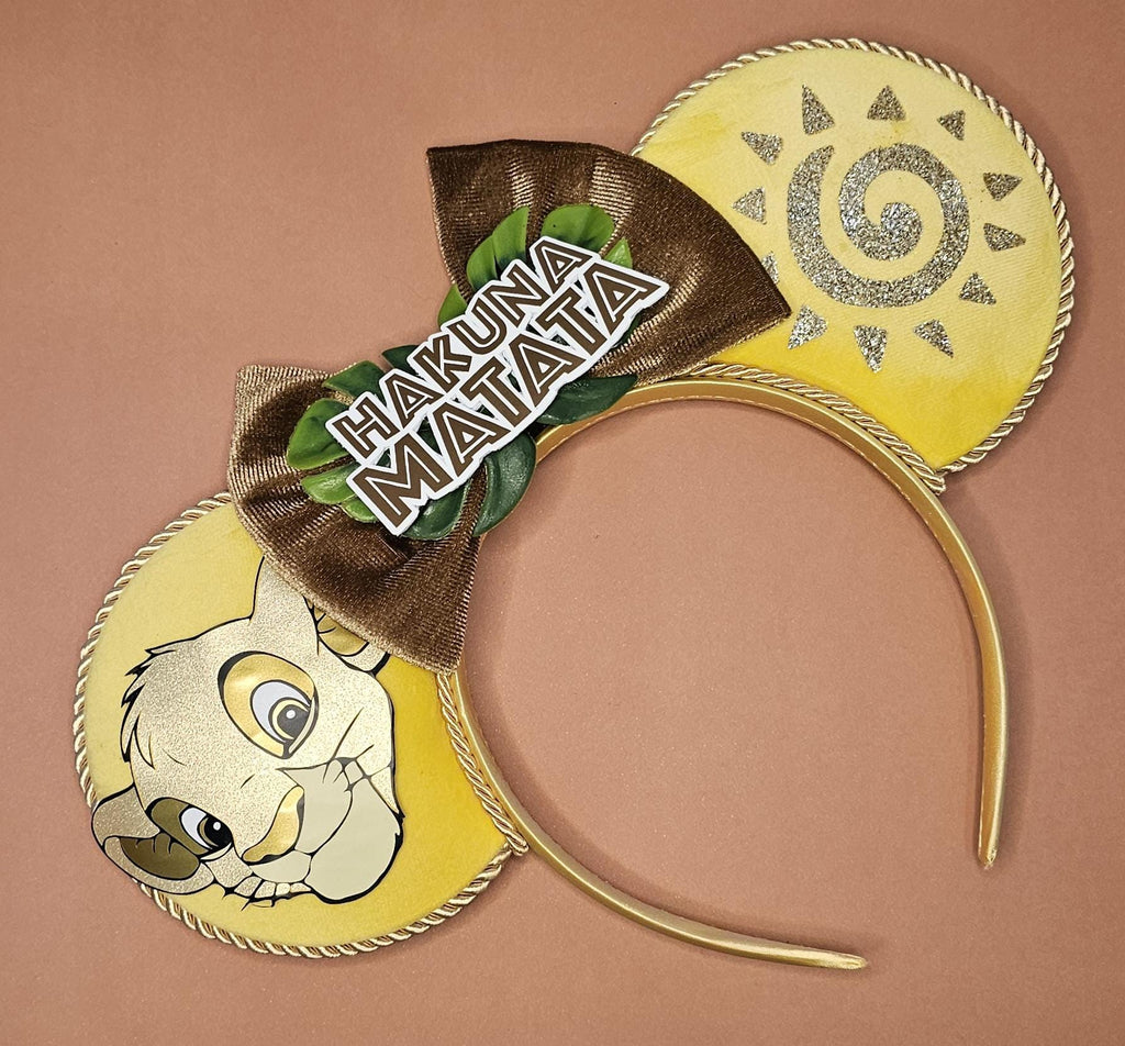 Lion king/hakuna matata - mouse ears headband