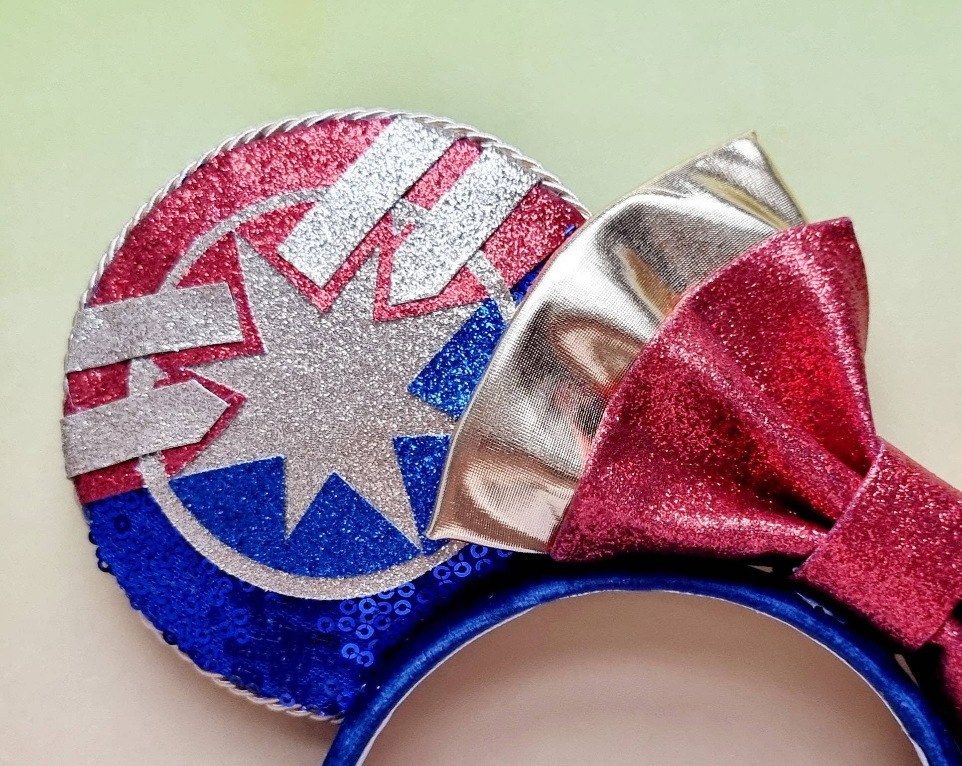 Captain marvel - mouse ears headband